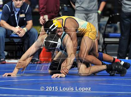 Thumbnail 2 in CIF SS Masters Wrestling Championships (Day 1) photogallery.