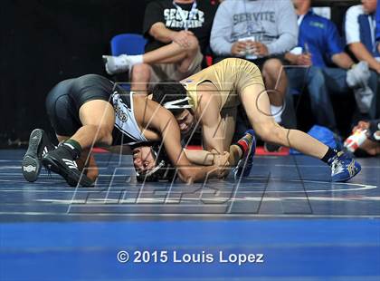 Thumbnail 2 in CIF SS Masters Wrestling Championships (Day 1) photogallery.