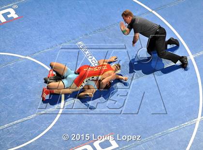 Thumbnail 2 in CIF SS Masters Wrestling Championships (Day 1) photogallery.
