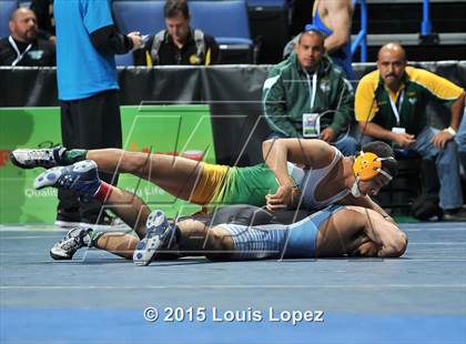 Thumbnail 1 in CIF SS Masters Wrestling Championships (Day 1) photogallery.