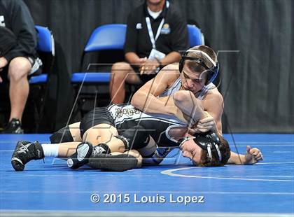 Thumbnail 2 in CIF SS Masters Wrestling Championships (Day 1) photogallery.