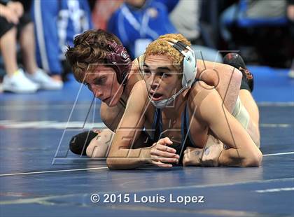 Thumbnail 1 in CIF SS Masters Wrestling Championships (Day 1) photogallery.