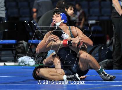 Thumbnail 1 in CIF SS Masters Wrestling Championships (Day 1) photogallery.