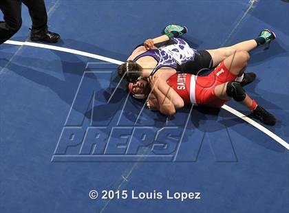 Thumbnail 3 in CIF SS Masters Wrestling Championships (Day 1) photogallery.