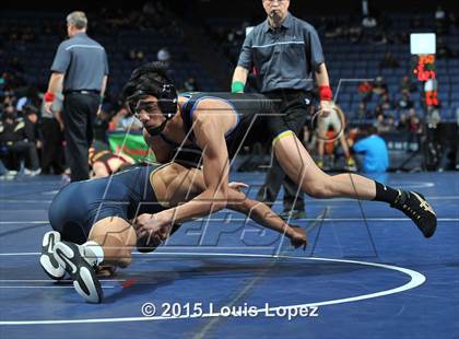 Thumbnail 1 in CIF SS Masters Wrestling Championships (Day 1) photogallery.