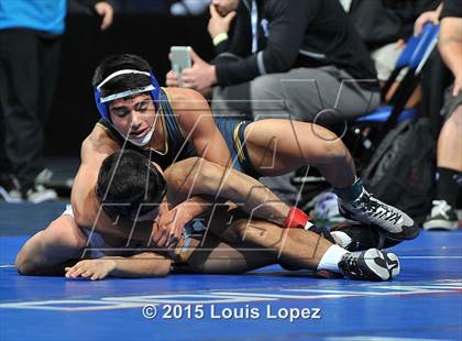 Thumbnail 3 in CIF SS Masters Wrestling Championships (Day 1) photogallery.