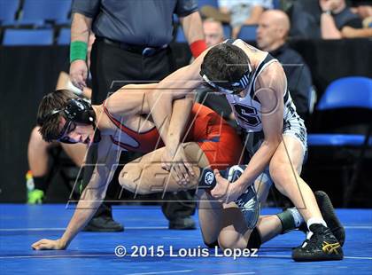 Thumbnail 3 in CIF SS Masters Wrestling Championships (Day 1) photogallery.