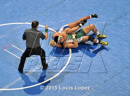 Thumbnail 3 in CIF SS Masters Wrestling Championships (Day 1) photogallery.