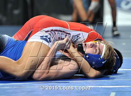 Thumbnail 3 in CIF SS Masters Wrestling Championships (Day 1) photogallery.