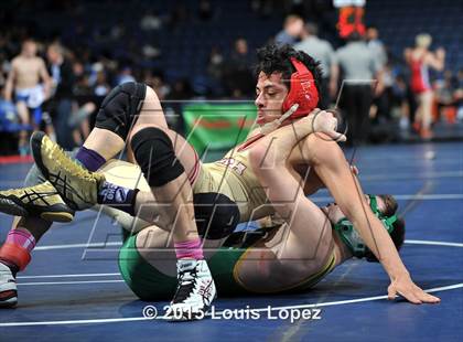 Thumbnail 1 in CIF SS Masters Wrestling Championships (Day 1) photogallery.