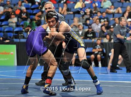 Thumbnail 2 in CIF SS Masters Wrestling Championships (Day 1) photogallery.