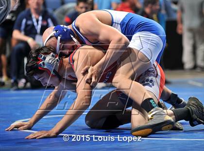 Thumbnail 3 in CIF SS Masters Wrestling Championships (Day 1) photogallery.