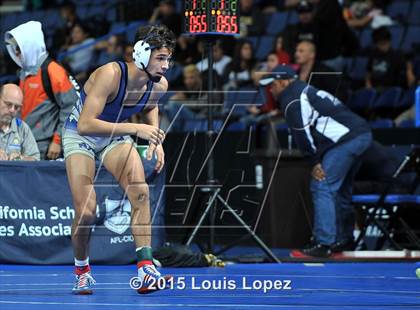 Thumbnail 2 in CIF SS Masters Wrestling Championships (Day 1) photogallery.