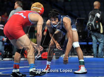 Thumbnail 2 in CIF SS Masters Wrestling Championships (Day 1) photogallery.