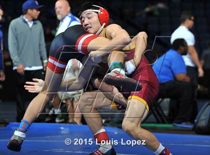 Thumbnail 2 in CIF SS Masters Wrestling Championships (Day 1) photogallery.