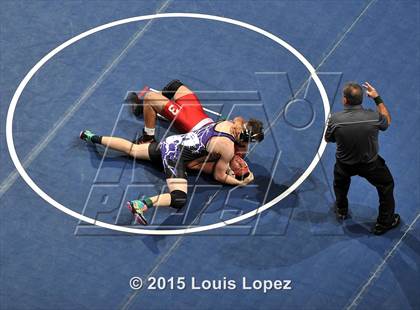 Thumbnail 1 in CIF SS Masters Wrestling Championships (Day 1) photogallery.