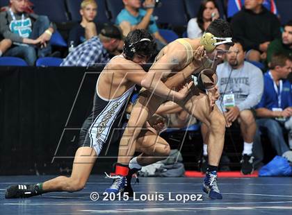Thumbnail 1 in CIF SS Masters Wrestling Championships (Day 1) photogallery.