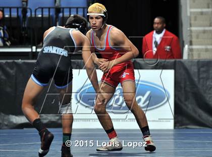 Thumbnail 1 in CIF SS Masters Wrestling Championships (Day 1) photogallery.