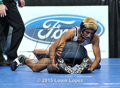 Thumbnail 3 in CIF SS Masters Wrestling Championships (Day 1) photogallery.