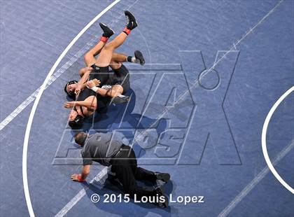 Thumbnail 2 in CIF SS Masters Wrestling Championships (Day 1) photogallery.