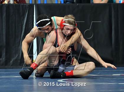Thumbnail 1 in CIF SS Masters Wrestling Championships (Day 1) photogallery.