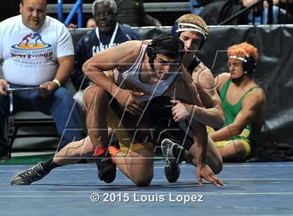 Thumbnail 1 in CIF SS Masters Wrestling Championships (Day 1) photogallery.