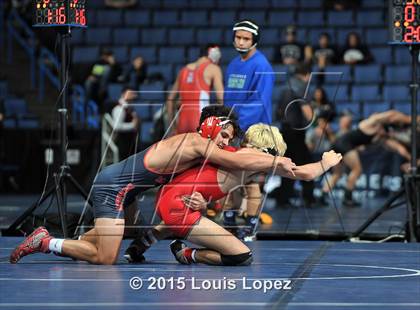 Thumbnail 2 in CIF SS Masters Wrestling Championships (Day 1) photogallery.