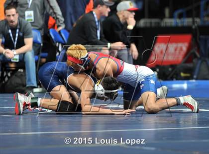 Thumbnail 2 in CIF SS Masters Wrestling Championships (Day 1) photogallery.