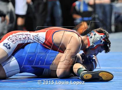 Thumbnail 1 in CIF SS Masters Wrestling Championships (Day 1) photogallery.