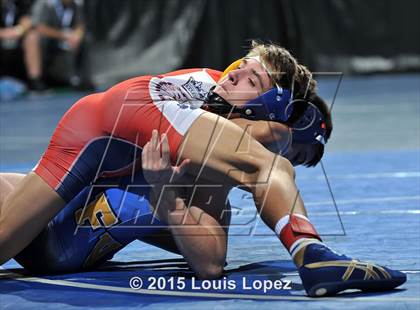 Thumbnail 1 in CIF SS Masters Wrestling Championships (Day 1) photogallery.