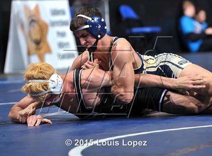 Thumbnail 1 in CIF SS Masters Wrestling Championships (Day 1) photogallery.