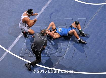 Thumbnail 3 in CIF SS Masters Wrestling Championships (Day 1) photogallery.