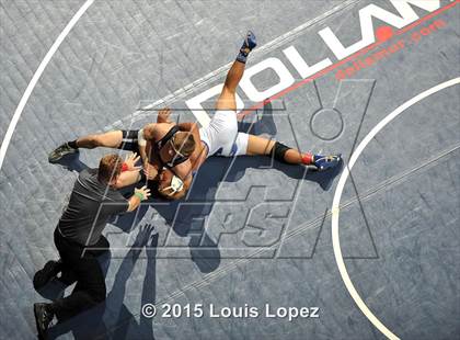 Thumbnail 1 in CIF SS Masters Wrestling Championships (Day 1) photogallery.