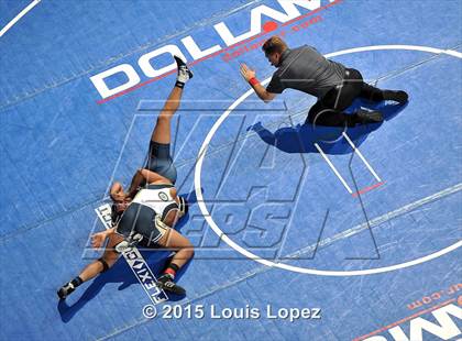 Thumbnail 2 in CIF SS Masters Wrestling Championships (Day 1) photogallery.