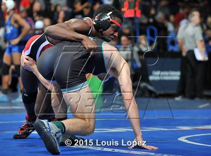 Thumbnail 3 in CIF SS Masters Wrestling Championships (Day 1) photogallery.