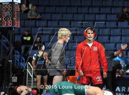 Thumbnail 2 in CIF SS Masters Wrestling Championships (Day 1) photogallery.
