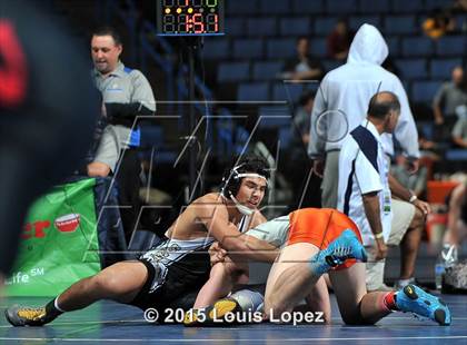 Thumbnail 1 in CIF SS Masters Wrestling Championships (Day 1) photogallery.
