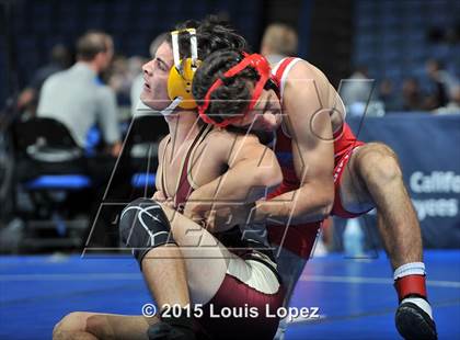 Thumbnail 2 in CIF SS Masters Wrestling Championships (Day 1) photogallery.