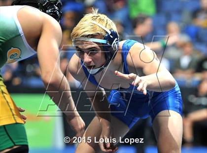 Thumbnail 2 in CIF SS Masters Wrestling Championships (Day 1) photogallery.