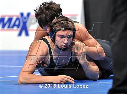 Thumbnail 3 in CIF SS Masters Wrestling Championships (Day 1) photogallery.