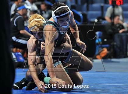 Thumbnail 3 in CIF SS Masters Wrestling Championships (Day 1) photogallery.