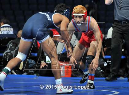 Thumbnail 1 in CIF SS Masters Wrestling Championships (Day 1) photogallery.