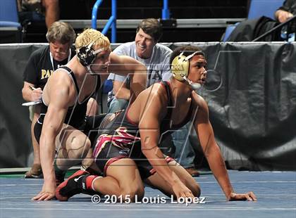 Thumbnail 2 in CIF SS Masters Wrestling Championships (Day 1) photogallery.