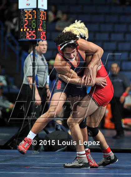 Thumbnail 3 in CIF SS Masters Wrestling Championships (Day 1) photogallery.