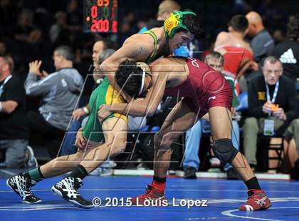 Thumbnail 3 in CIF SS Masters Wrestling Championships (Day 1) photogallery.