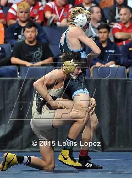Thumbnail 3 in CIF SS Masters Wrestling Championships (Day 1) photogallery.