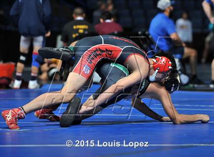 Thumbnail 1 in CIF SS Masters Wrestling Championships (Day 1) photogallery.