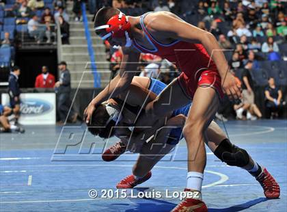 Thumbnail 3 in CIF SS Masters Wrestling Championships (Day 1) photogallery.