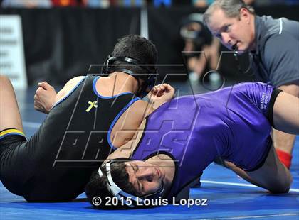 Thumbnail 1 in CIF SS Masters Wrestling Championships (Day 1) photogallery.