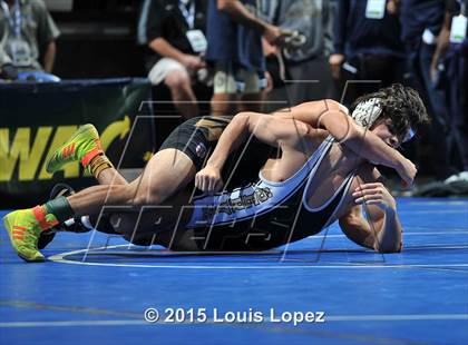 Thumbnail 2 in CIF SS Masters Wrestling Championships (Day 1) photogallery.